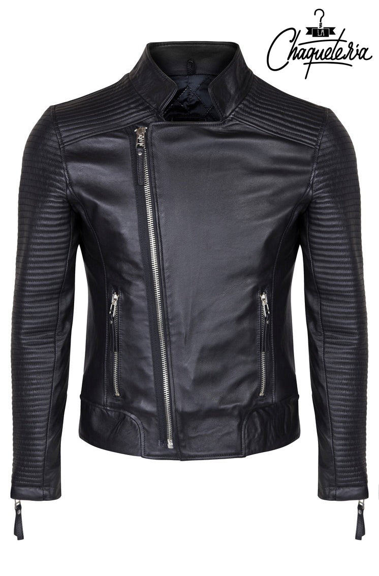 Chaqueta en Cuero Negro Argon La Chaqueteria