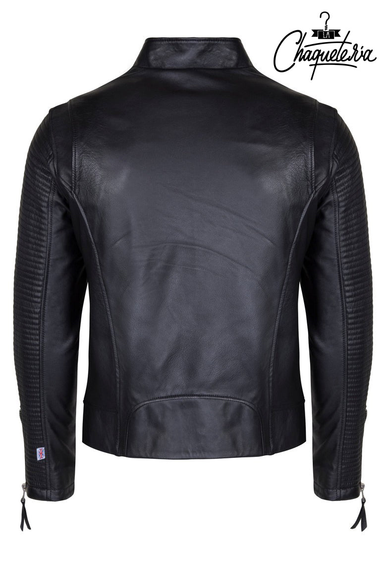 Chaqueta en Cuero Negro Argon La Chaqueteria