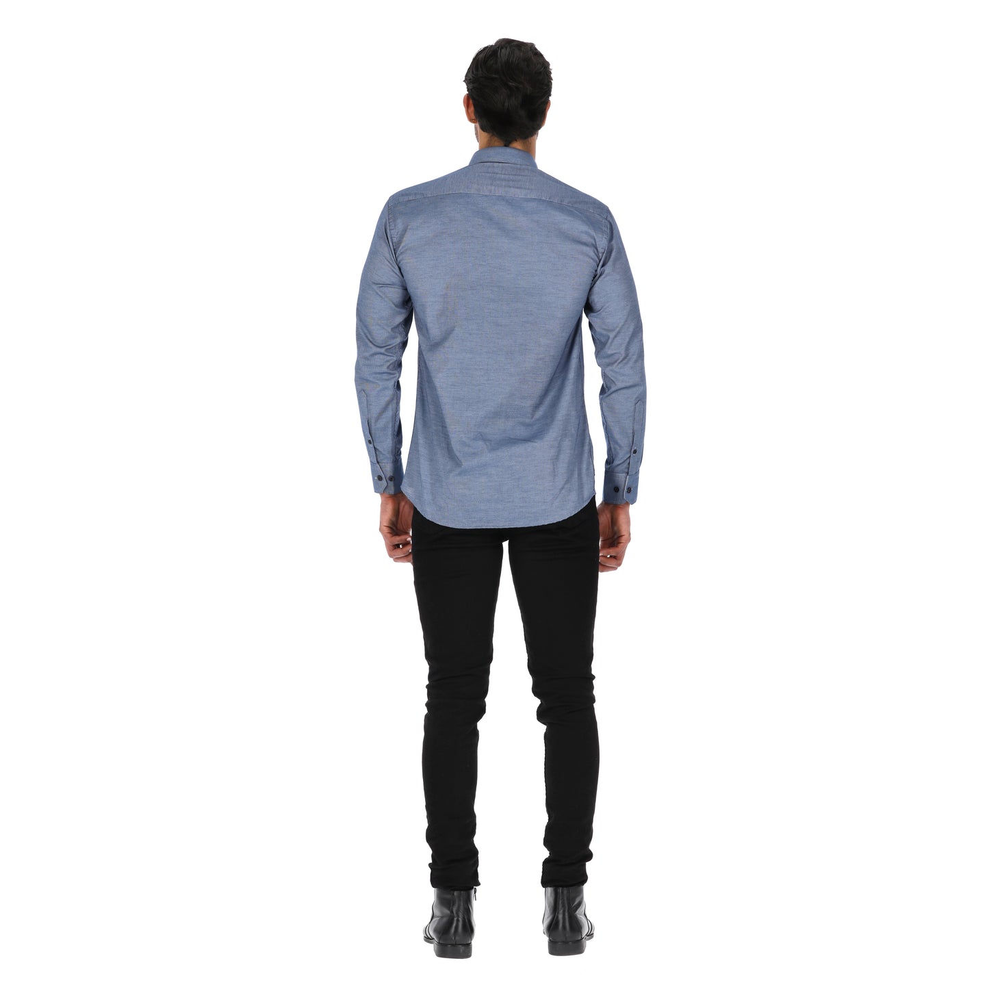 Camisa en algodon 100% LCC2301 Azul