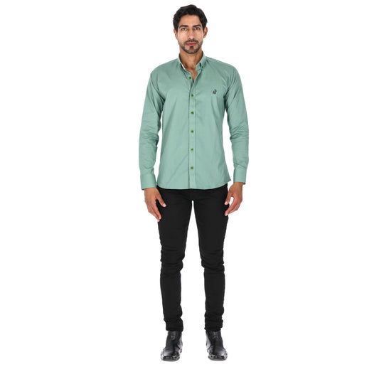 Camisa en algodon 100% LCC2301 Verde