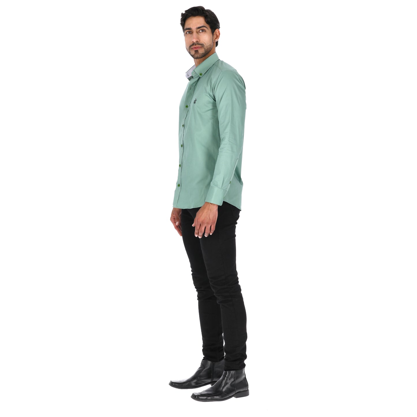 Camisa en algodon 100% LCC2301 Verde
