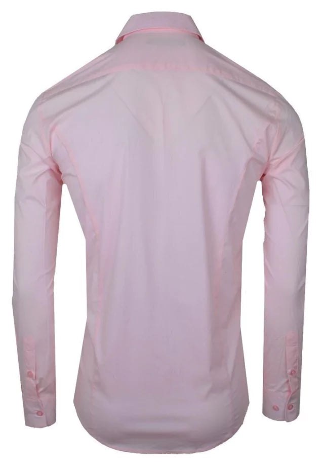 CAMISA ALGODON SLIM FIT LCC103 ROSADO