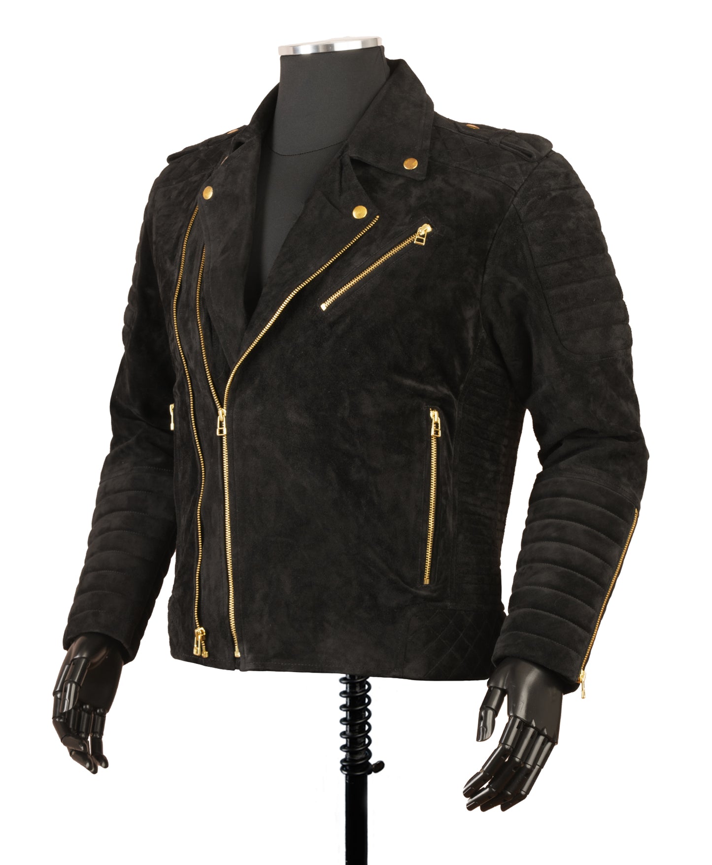 Chaqueta en Gamuza Negro Blug 2.0
