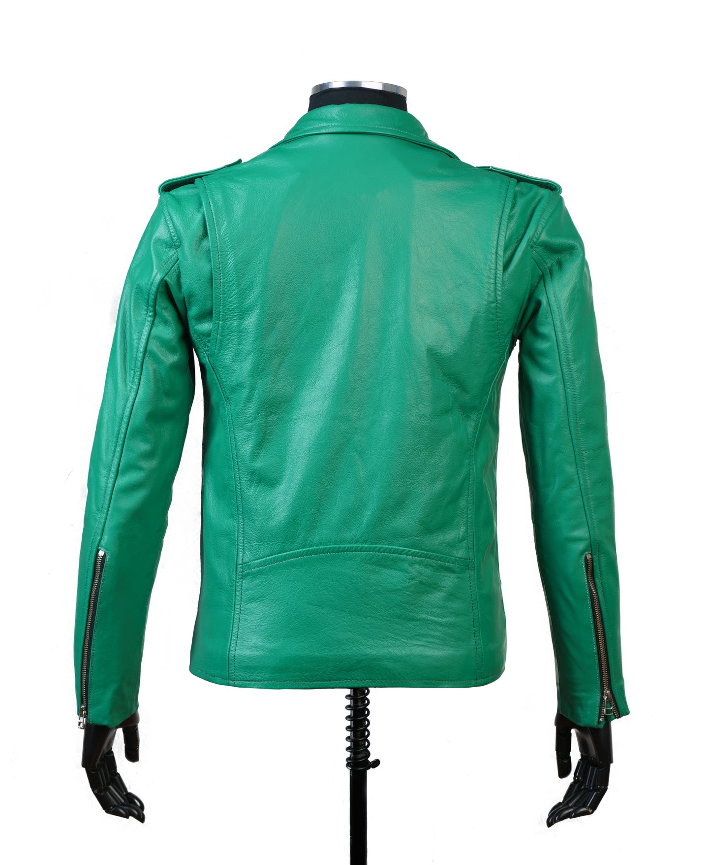 Chaqueta de  Cuero Verde Bison