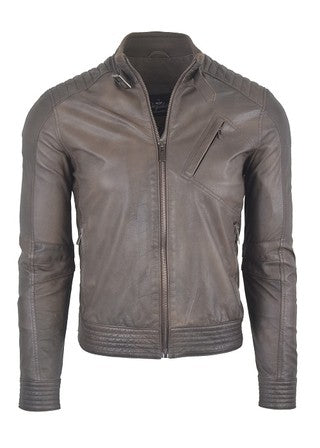 Chaqueta de Cuero Mani LCHL01