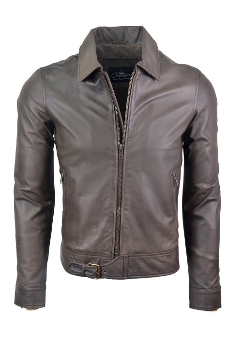 Chaqueta en Cuero Mani LCHL05