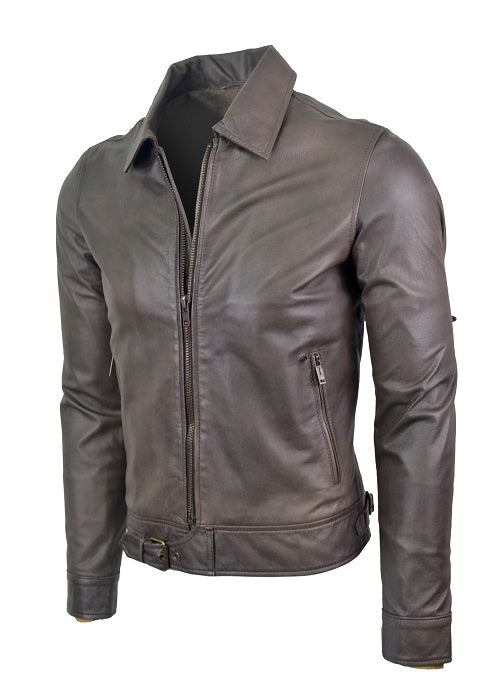 Chaqueta en Cuero Mani LCHL05