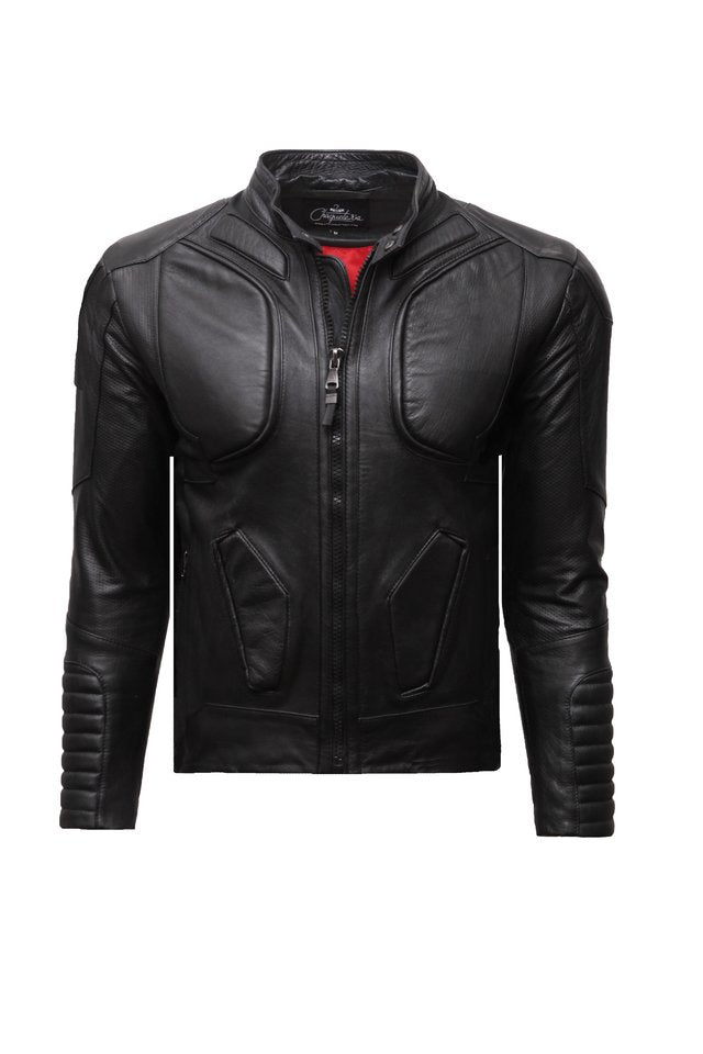 Chaqueta en Cuero Negro LCHL64