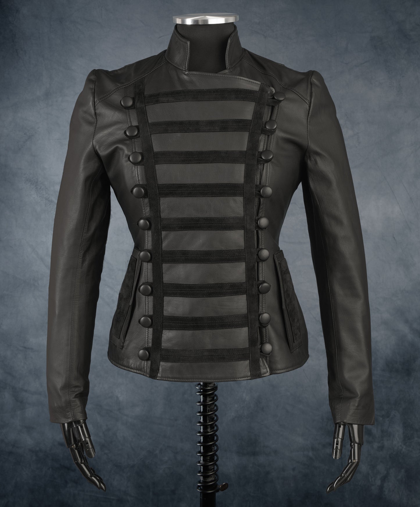 Chaqueta de Cuero Becerro Napoleón W11 Marca La Chaqueteria