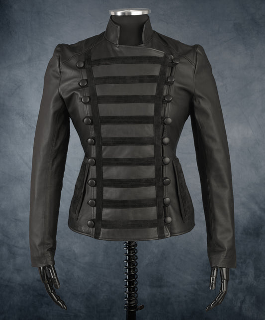 Chaqueta de Cuero Becerro Napoleón W11 Marca La Chaqueteria