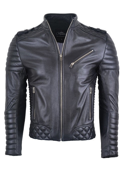 Chaqueta en Cuero Negro Orli 1.0