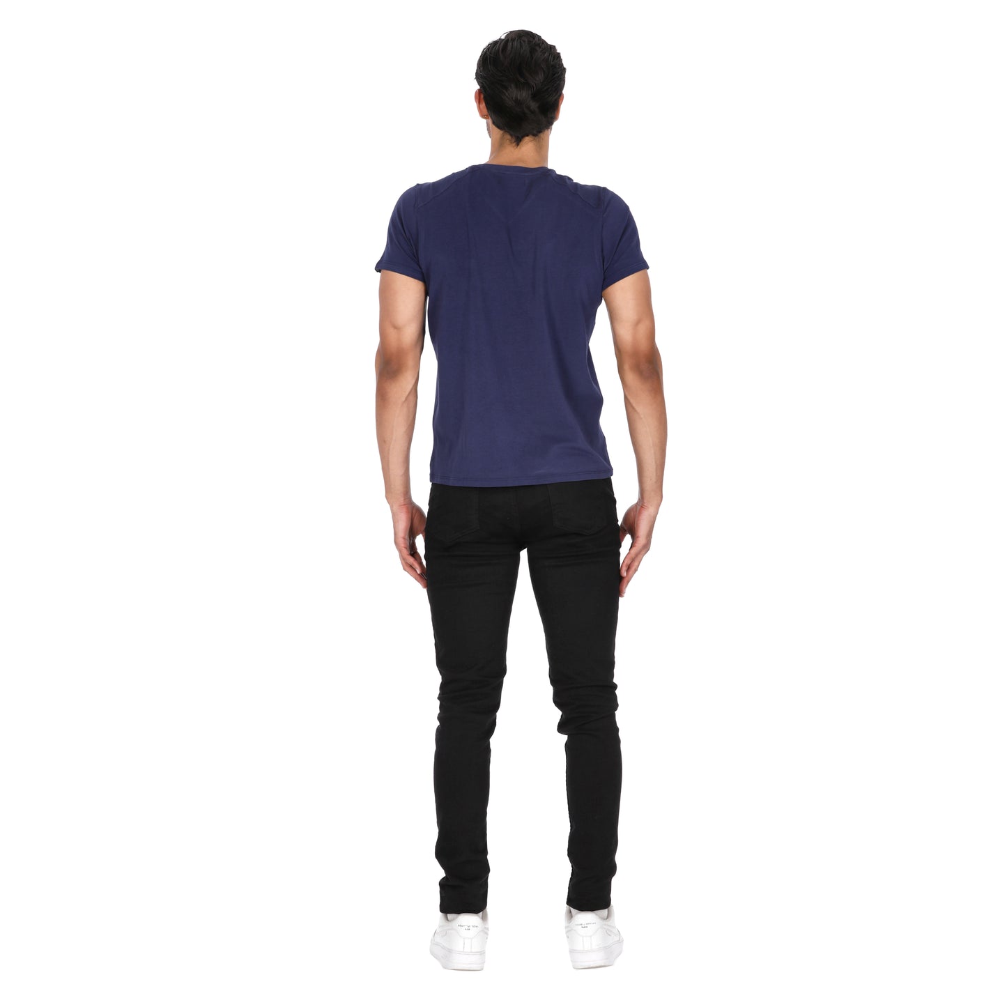 Camiseta Paralela Slimfit Azul Oscuro Marca La Chaqueteria