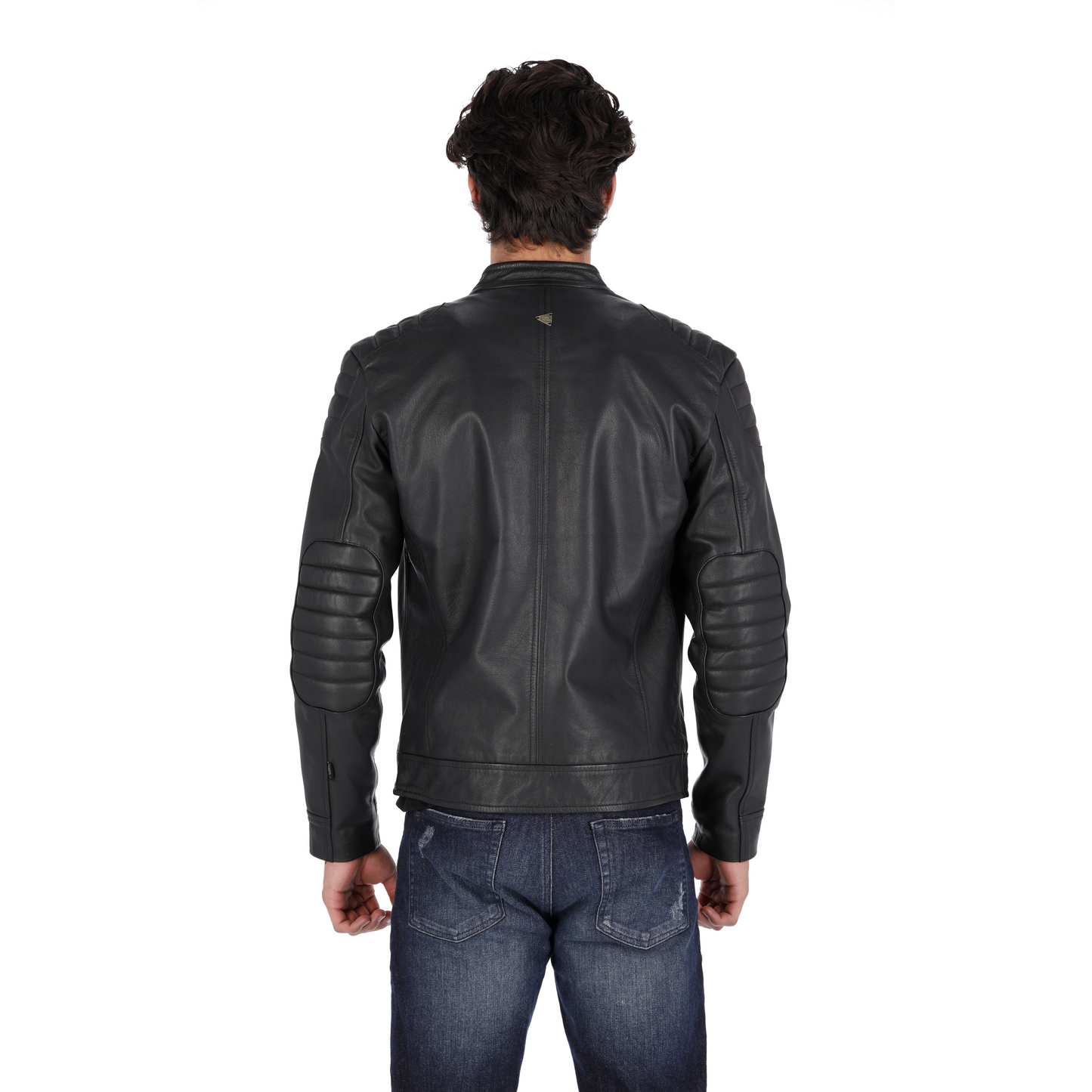 Chaqueta en Cuero Negro SBK Marca La Chaqueteria