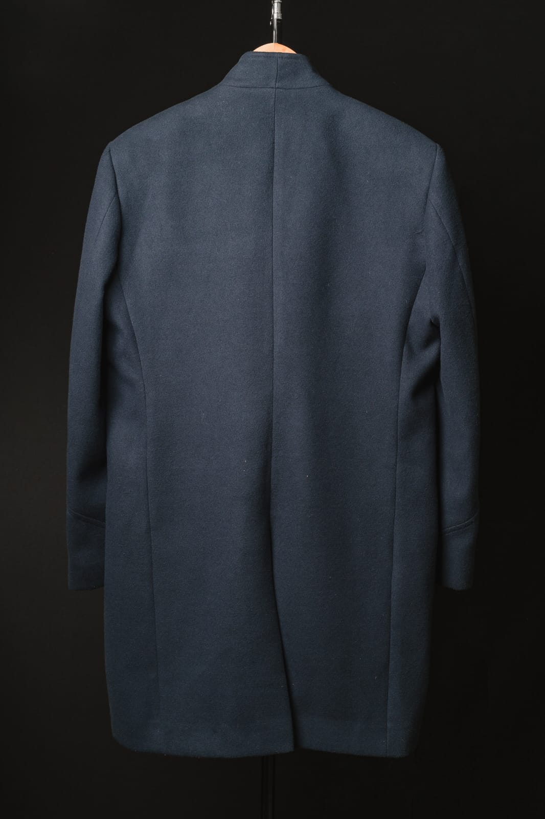 Abrigo en Paño Cashmere Azul