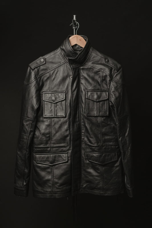 Chaqueta de Cuero Negro Fiyag Floki Marca La Chaqueteria