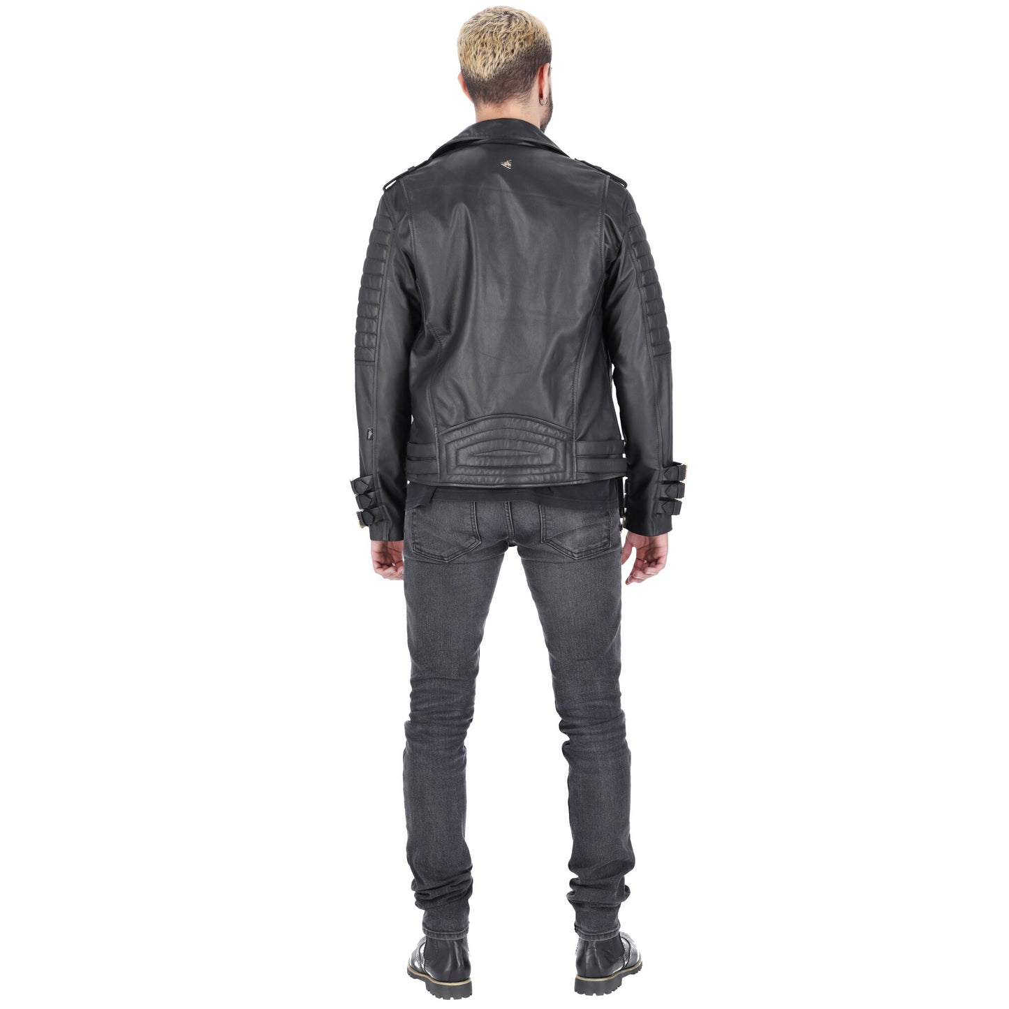 Chaqueta en Cuero Negro Subzero