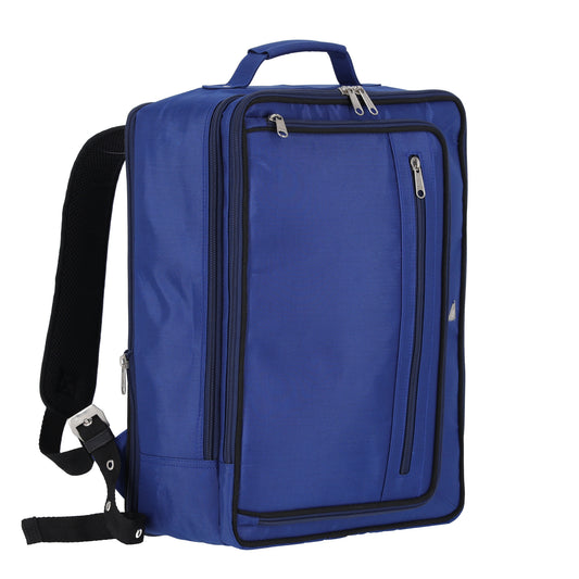 Morral Viajero Azul en Lona