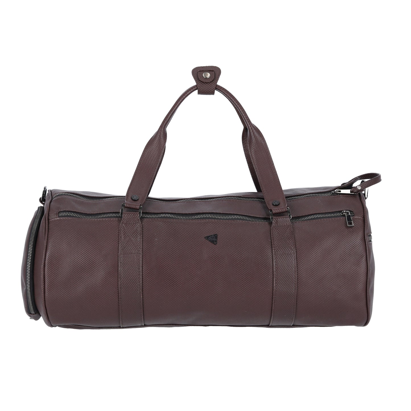 Duffle en Cuero Esterillado Viatge Café