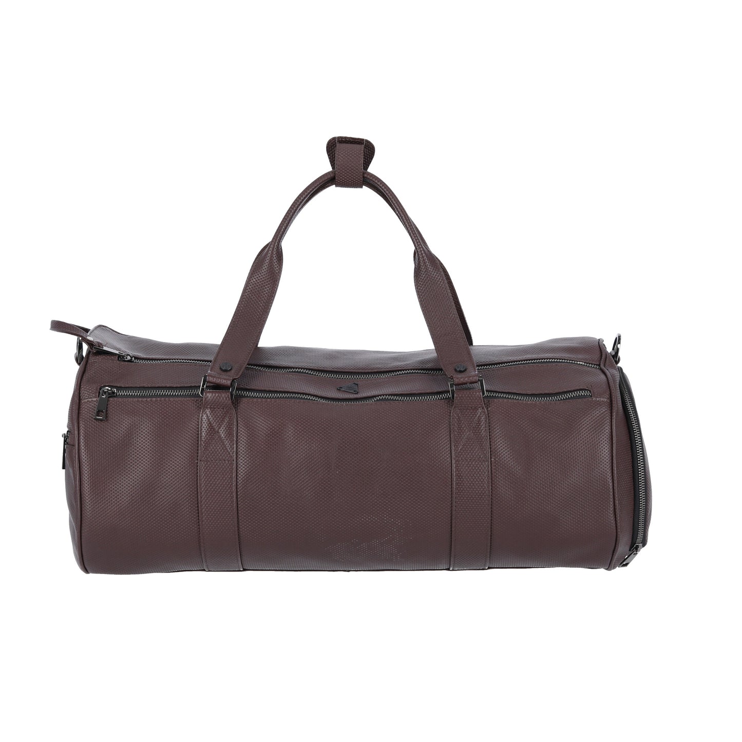 Duffle en Cuero Esterillado Viatge Café