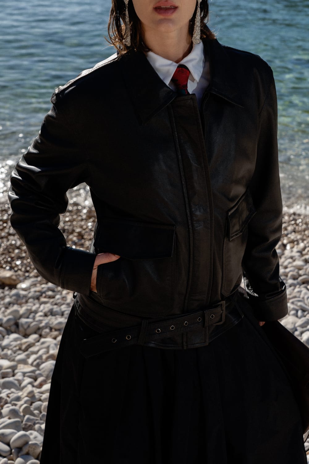 Chaqueta de Cuero Larisa