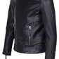 Chaqueta en Cuero Negro Argon