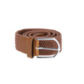 Cinturón Trenzado Cafe Claro Ref 05 Marca La Chaqueteria