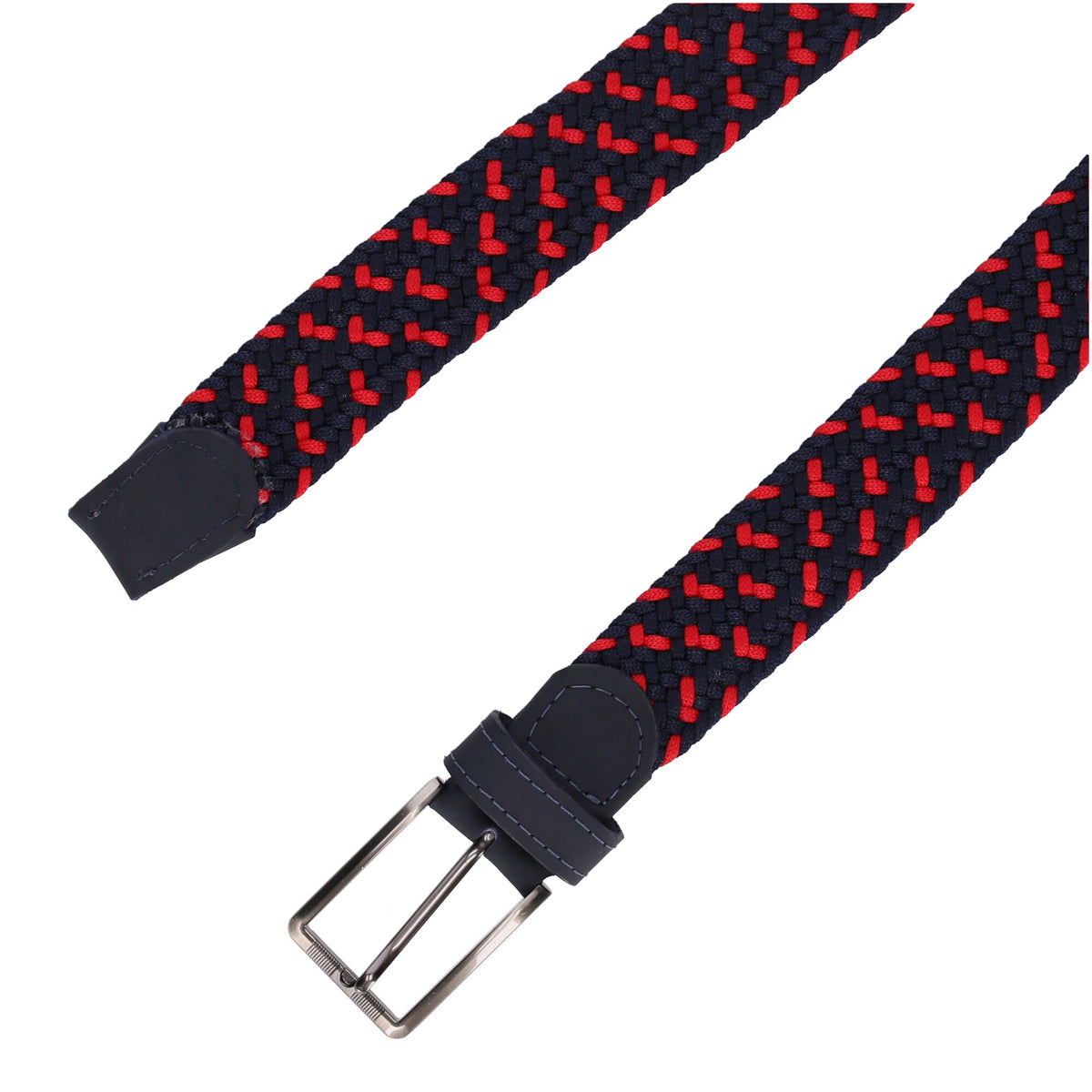 Cinturón Trenzado Rojo y Azul Ref 08 Marca La Chaqueteria