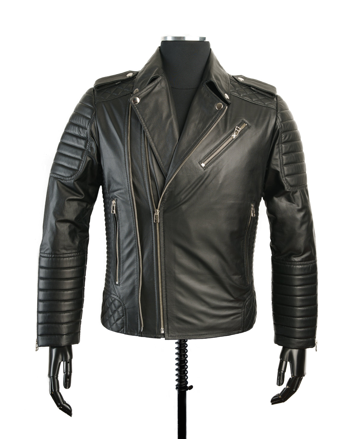 Chaqueta de Cuero Negro Blug 2.0