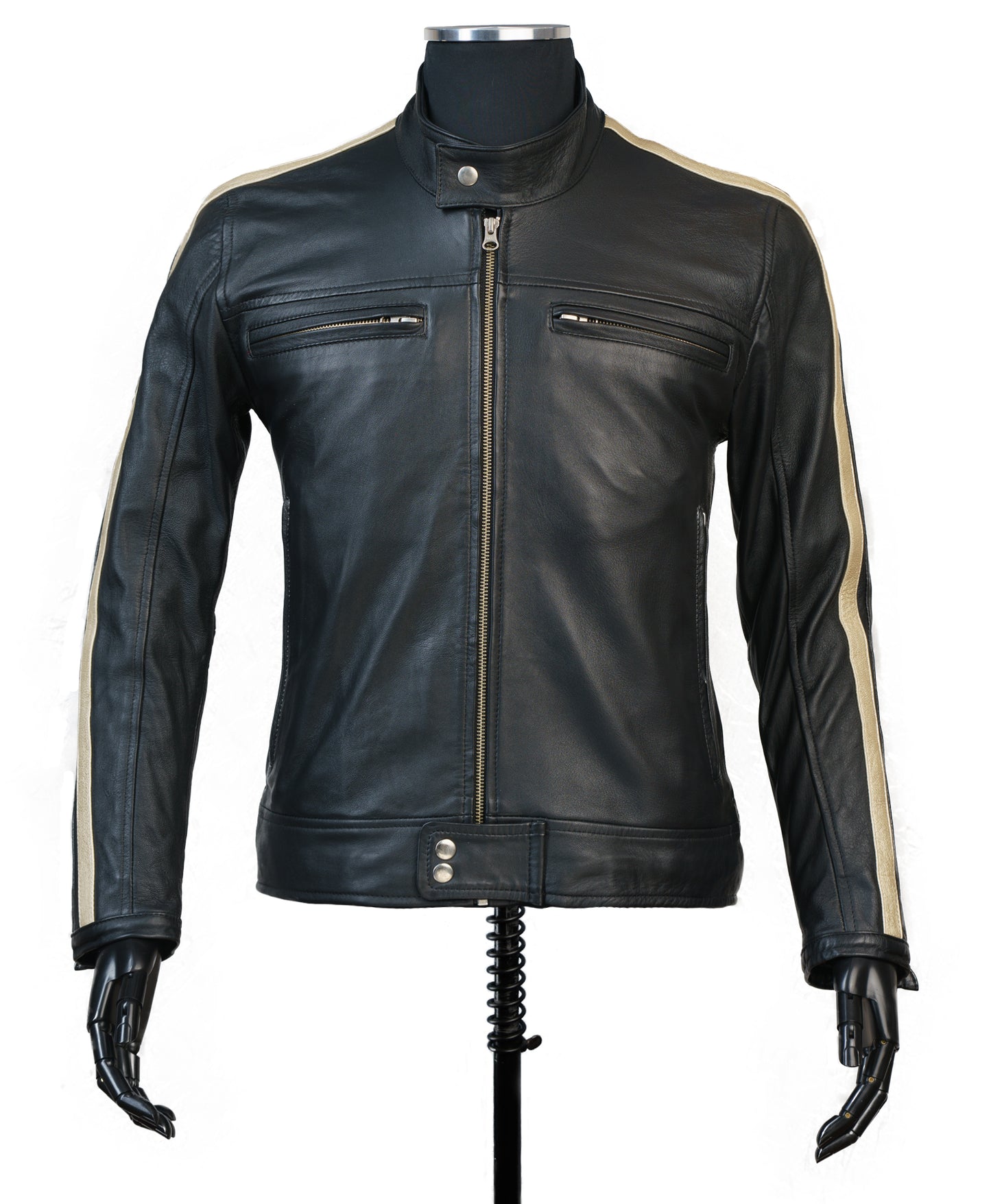 Chaqueta en Cuero Negro LCHL103