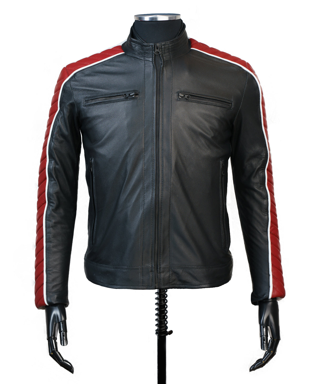 Chaqueta de Cuero Negro LCHL171 Marca La Chaqueteria