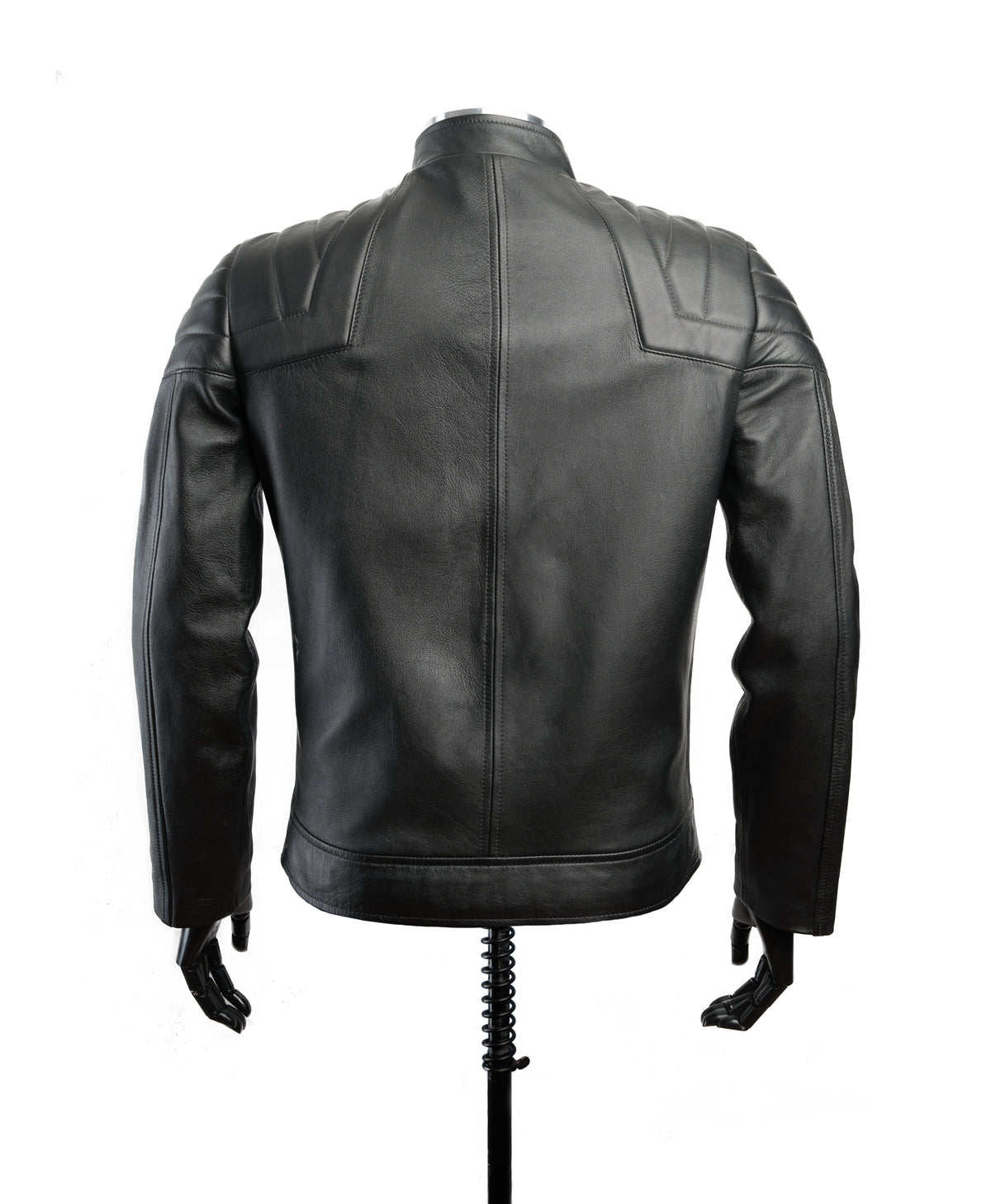 Chaqueta de Cuero Negro LCHL164 Marca La Chaqueteria
