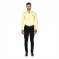 Camisa en Algodón 100% LCC2301 Amarillo Marca la Chaqueteria