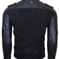 Chaqueta En Cuero Negro LCHL25