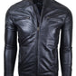 Chaqueta en Cuero Negro LCHL33