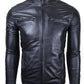 Chaqueta en Cuero Negro LCHL33