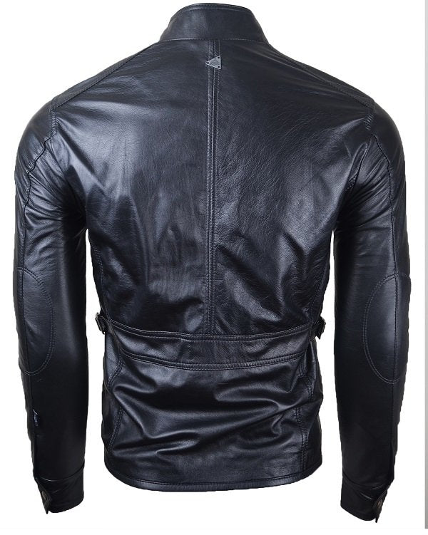 Chaqueta de Cuero Negro LCHL33