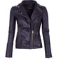 Chaqueta En Cuero Negro W49