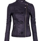 Chaqueta En Cuero Negro W49