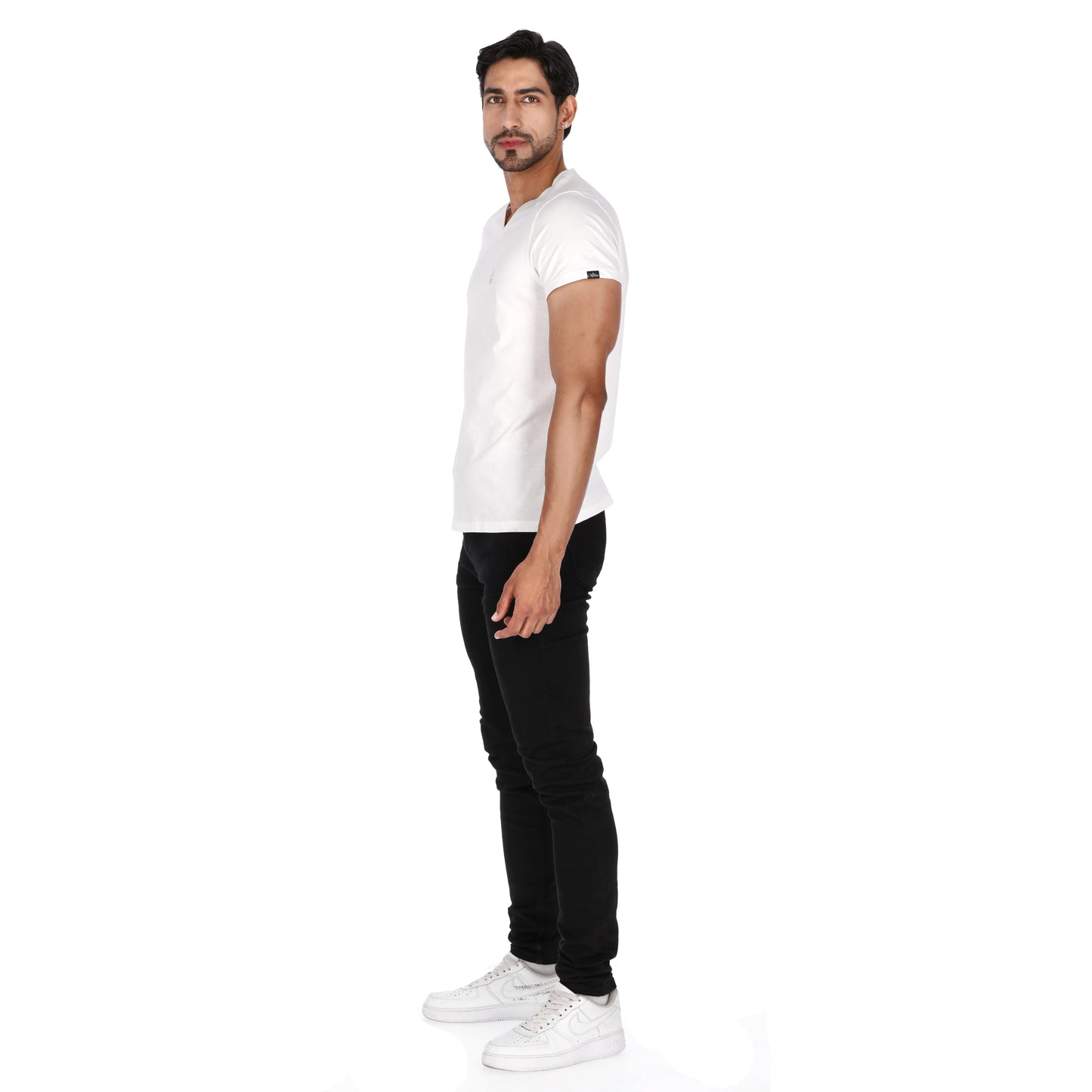 Camiseta Paralela Slimfit Blanca Marca La Chaqueteria