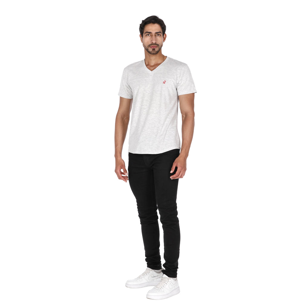 Camiseta Paralela Slimfit Gris Marca La Chaqueteria