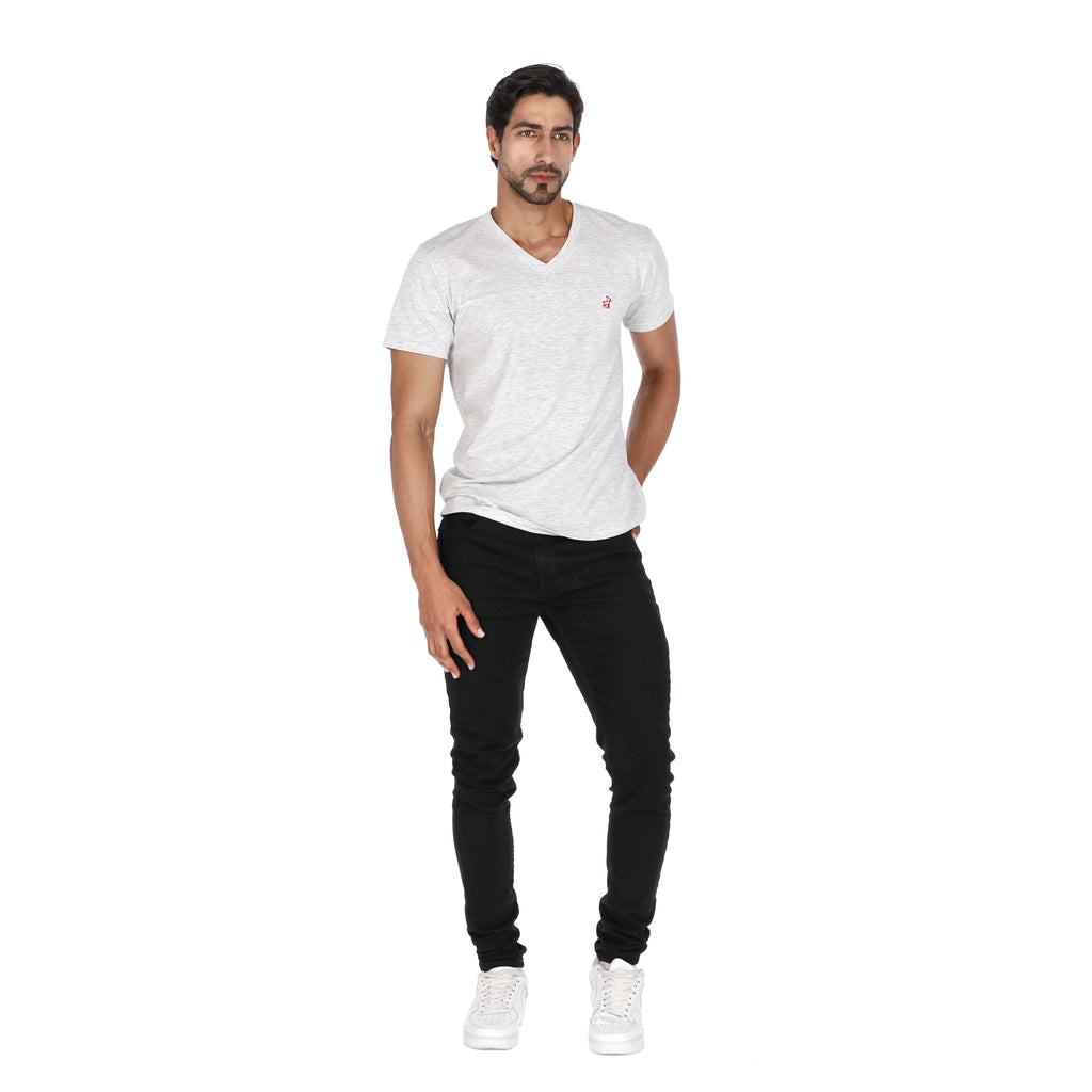 Camiseta Paralela Slimfit Gris Marca La Chaqueteria