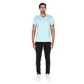 Camiseta Paralela Slimfit Verde Turquesa Marca La Chaqueteria