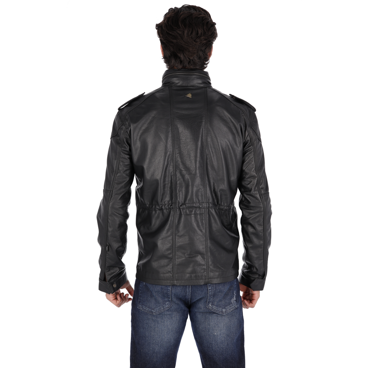 Chaqueta de Cuero Negro Fiyag Floki Marca La Chaqueteria