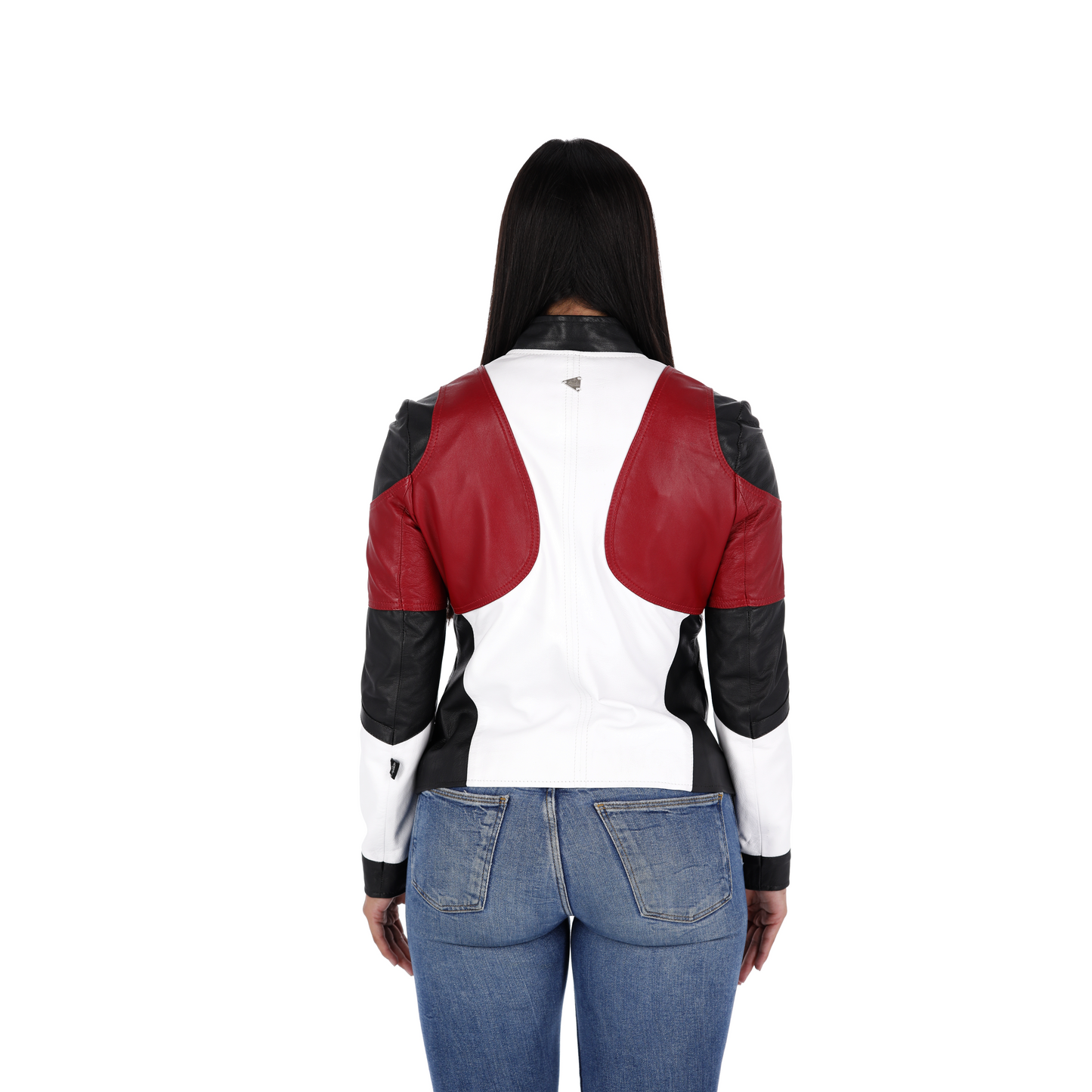 Chaqueta en Cuero Multicolor Akira