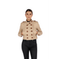 Chaqueta en Cuero Beige Charlotte