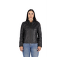 Chaqueta en Cuero Negro W103