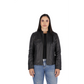 Chaqueta en Cuero Negro W103