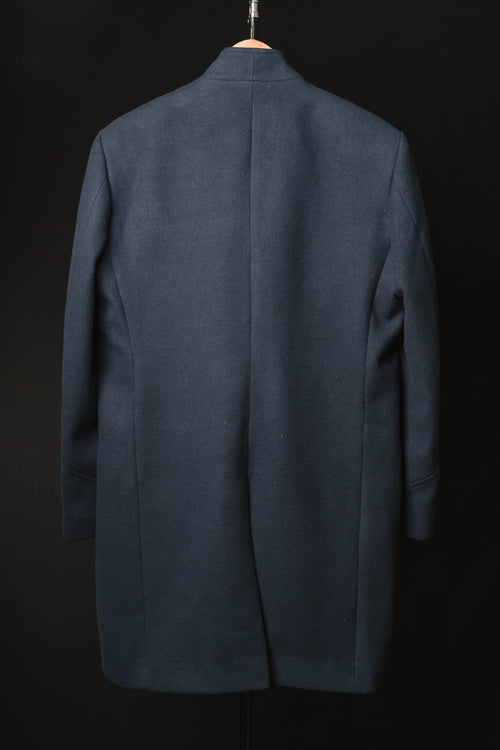 Abrigo en Paño Cashmere Azul
