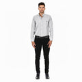 Camisa en Algodón 100% LCC2301 Gris Marca La Chaqueteria