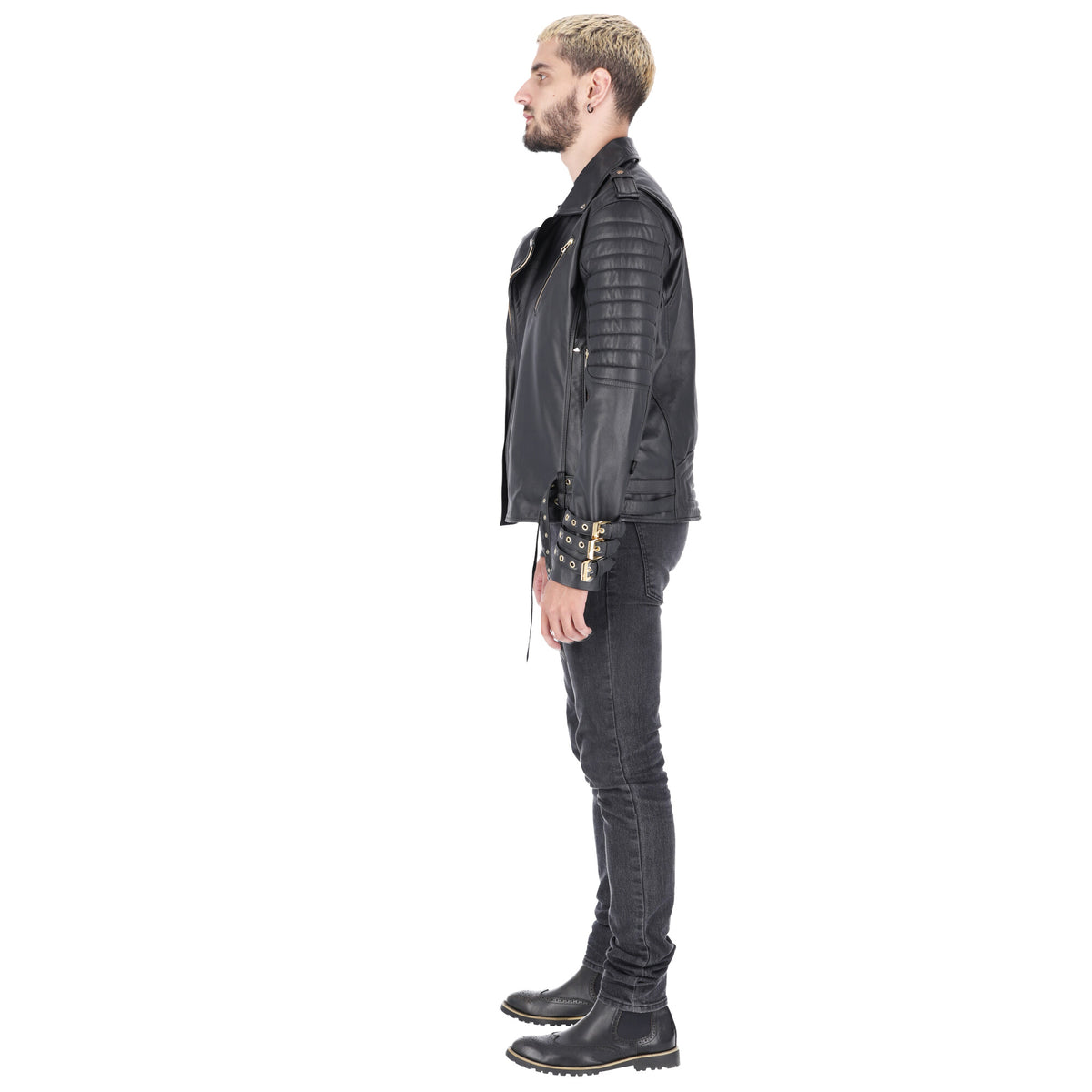 Chaqueta de Cuero Negro Subzero